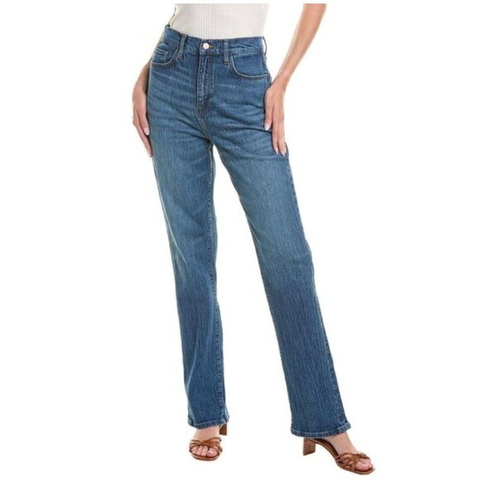 Triarchy‎ Ms. Triarchy Medium Indigo High-Rise Straight Leg Jeans- Size 25